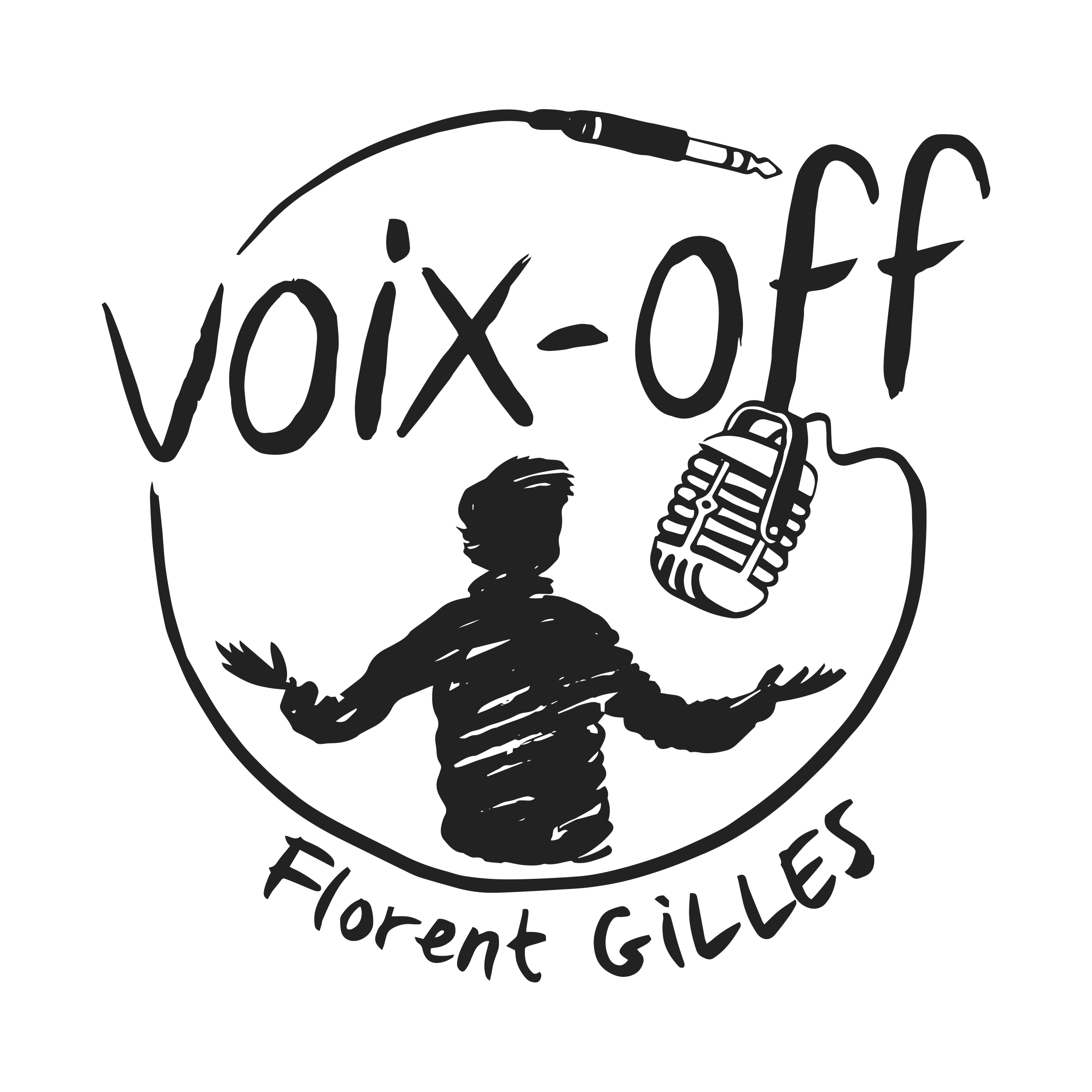 Florent Gilles, Voix-off