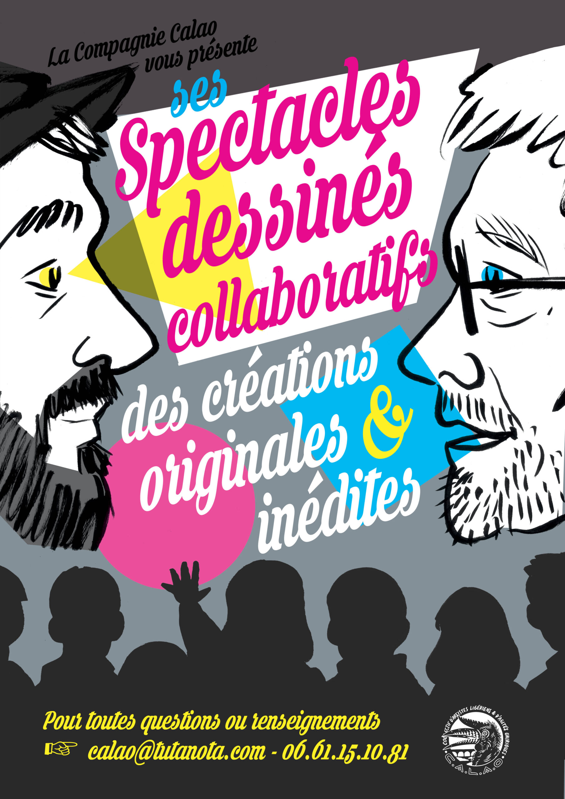 Florent Gilles, conteur, spectacle dessiné collaboratif